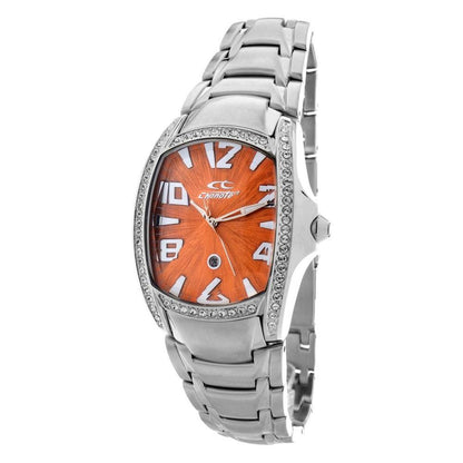 Chronotech Silver Stainless Steel Watch