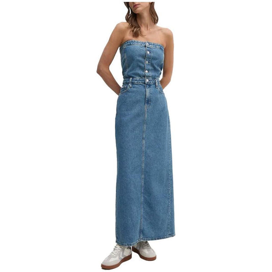 Calvin Klein Jeans Blue Cotton Long CA-14565000176-IT38|XS