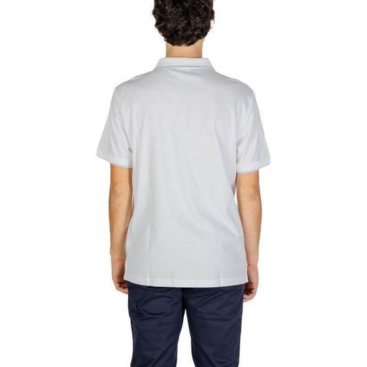 Calvin Klein Jeans White Cotton Polo Shirt CA-14570500008-IT52 | XL