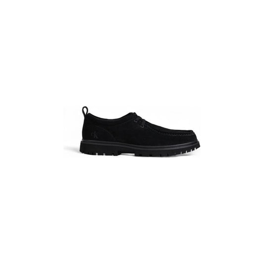 Calvin Klein Jeans Black Suede Leather Oxfords And Derby CA-14578500009-EU45/US12