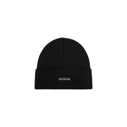 Calvin Klein Jeans Black Recycled Polyester Caps Baseball Hat CA-14598900009-UNI