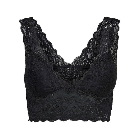 Only Black Polyester Bra