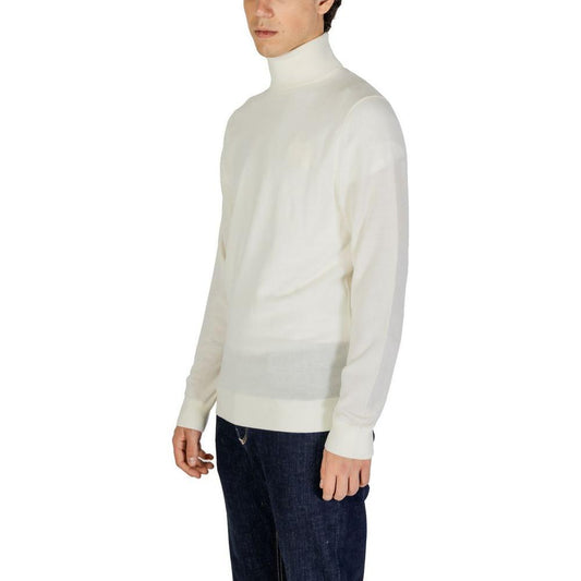 Calvin Klein Jeans Cream Wool Turtleneck CA-9138600143-IT48 | L