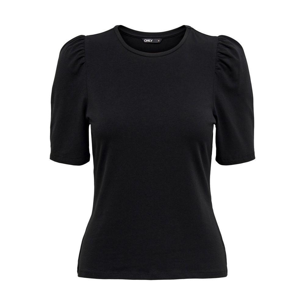 Only Black Cotton T-Shirt ON-10272500009-IT38|XS