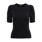 Only Black Cotton T-Shirt ON-10272500009-IT38|XS