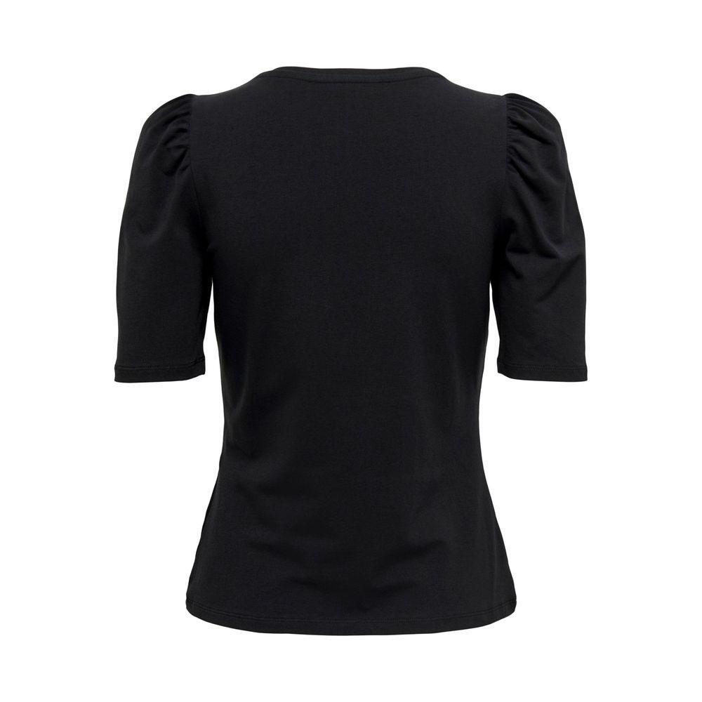Only Black Cotton T-Shirt ON-10272500009-IT38|XS