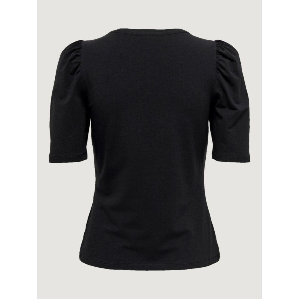 Only Black Cotton T-Shirt ON-10272500009-IT38|XS