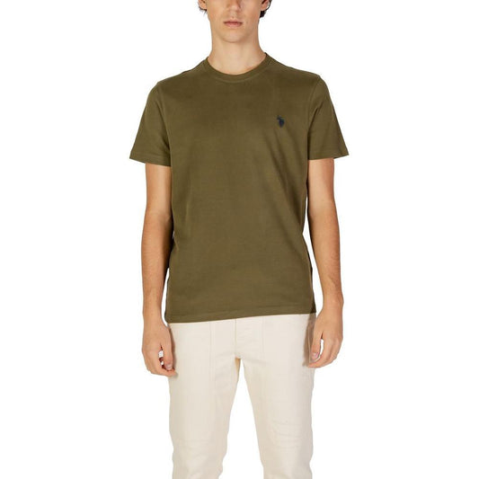 U.S. POLO ASSN. Green Cotton T-Shirt 1728,71956299936,Clothing,Green,IT44 | S,Men,Men - Clothing,New with tags,T-Shirts - Men - Clothing,U.S. POLO ASSN. U.S. POLO ASSN. US-15717800149-IT44 | S