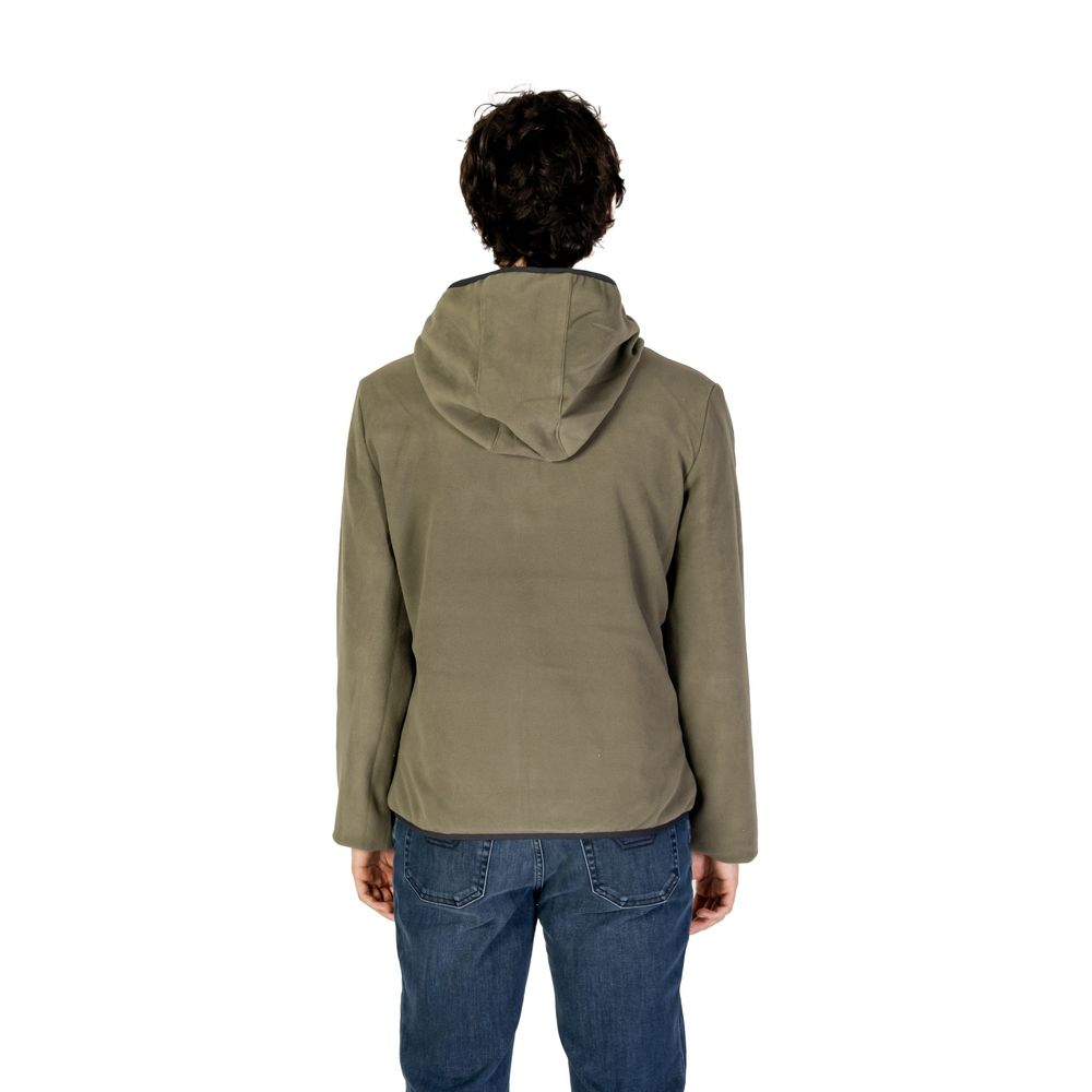 Front view with bag zipped and handles upright.