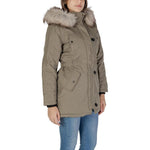 Only Green Polyester Parka ON-11462000149-IT40|S