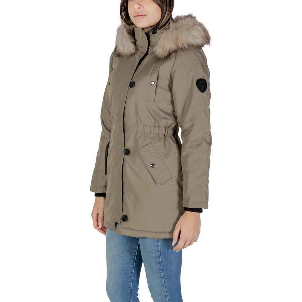 Only Green Polyester Parka ON-11462000149-IT40|S