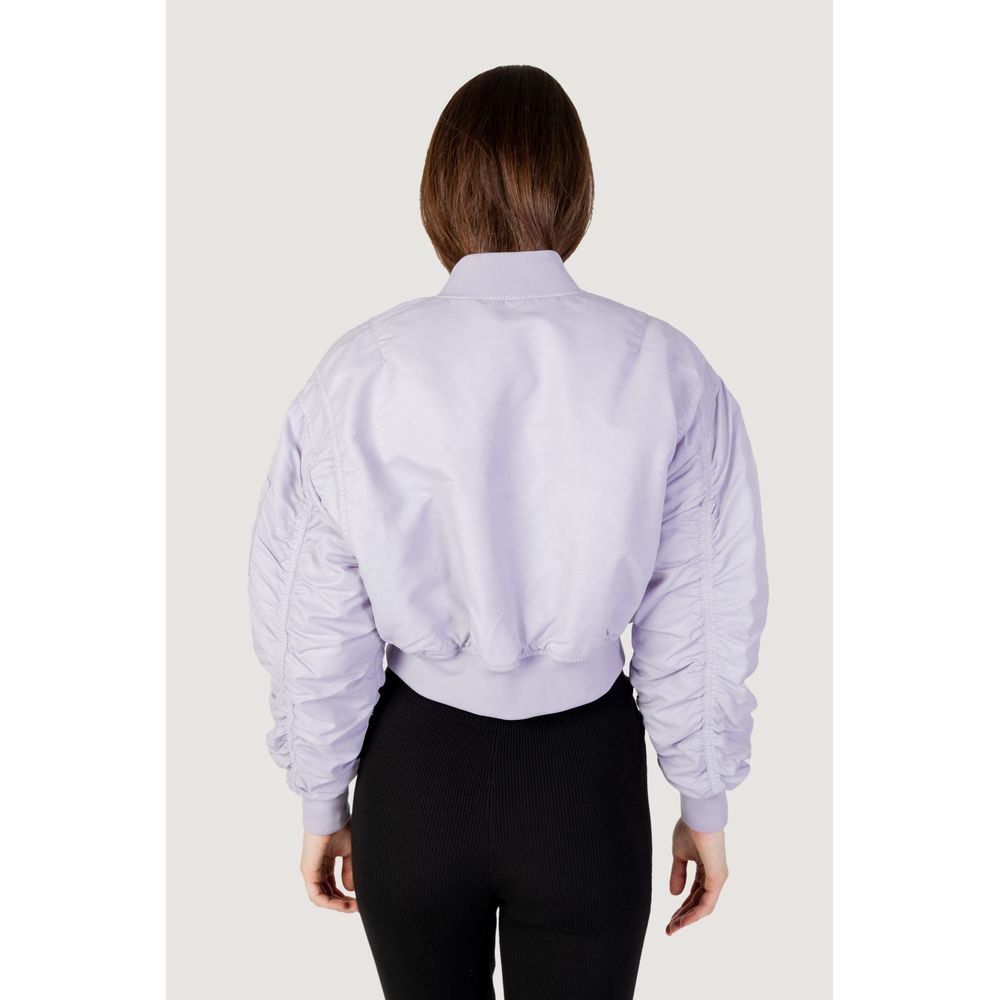 Calvin Klein Jeans Purple Polyamide Bomber