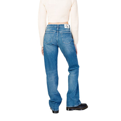 Calvin Klein Jeans Blue Cotton Mom Jeans