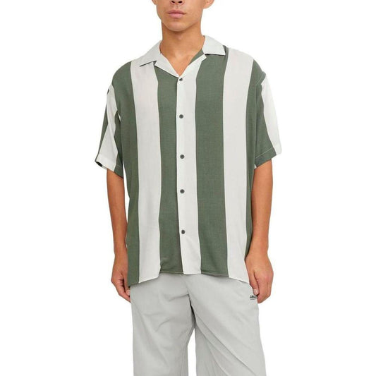 Jack Jones Green Viscose Shirt 1728,71956299936,Clothing,Green,IT44 | S,IT46 | M,IT48 | L,IT52 | XL,Jack Jones,Men,Men - Clothing,New with tags,Shirts - Men - Clothing Jack Jones JA-13396002482-IT44 | S