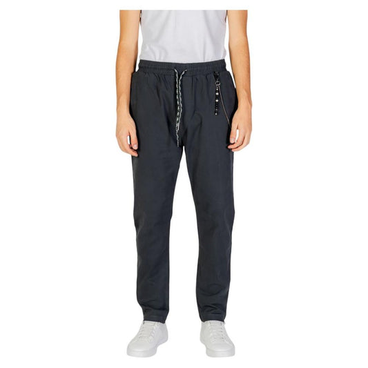 Gianni Lupo men's gray cotton jeans and pants, fall/winter collection, 97% cotton 3% elastane, casual style, front view