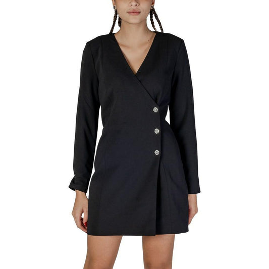 Only Black Polyester Short ON-15817300009-IT40|S