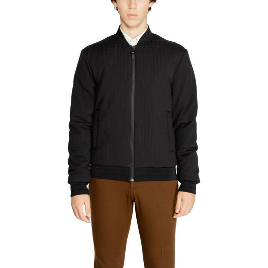 Antony Morato Black Polyester Jackets & Coat
