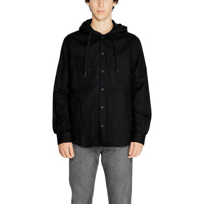 Antony Morato Black Cotton Shell Jacket