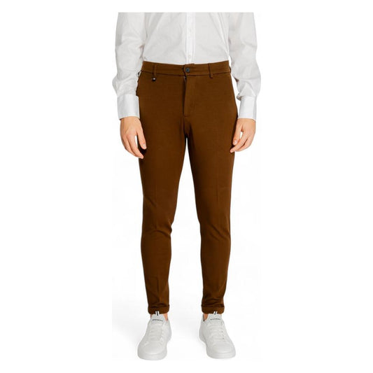 Antony Morato brown viscose jeans and pant from fall/winter collection, men's fashion, composed of 75% viscose, stylish slim fit