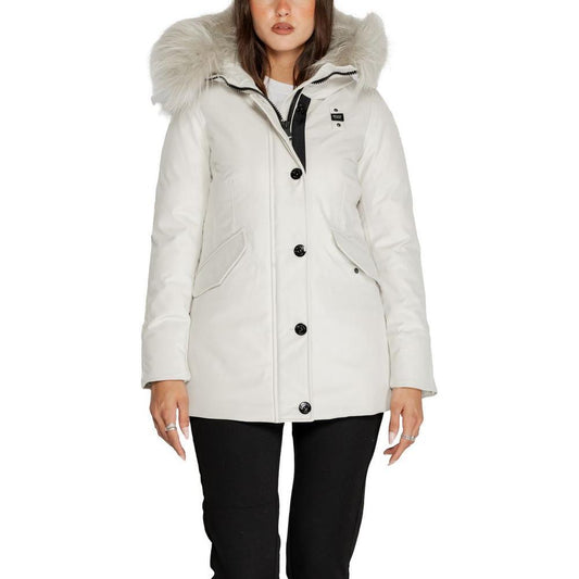 Blauer White Polyester Parka BL-14720000008-IT38|XS