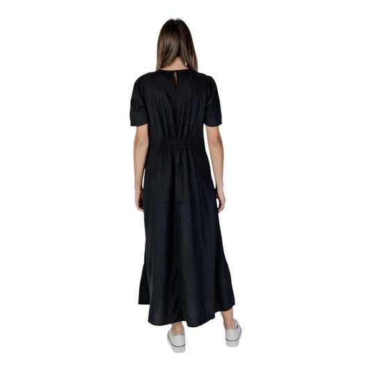 B.Young Black Linen Long BY-14885700009-34 | XXS