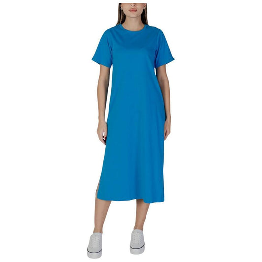 B.Young Blue Cotton Midi BY-14886200126-IT40|S