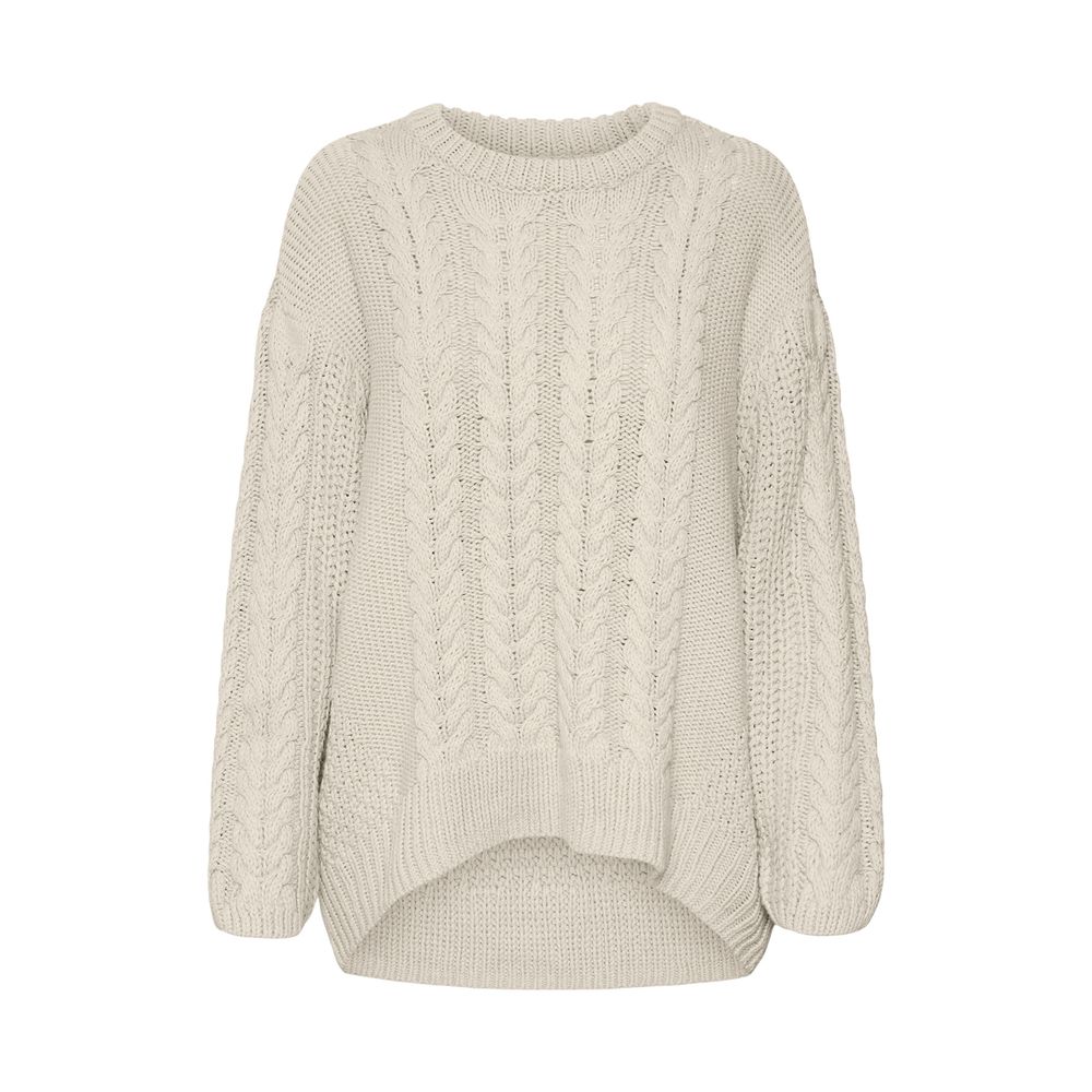 Vero Moda Beige Cotton Sweatshirt
