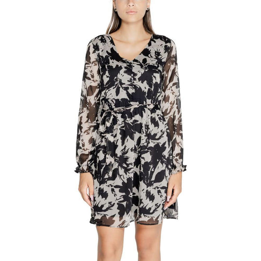 Jacqueline De Yong Black Recycled Polyester Short JA-15185900009-IT38|XS