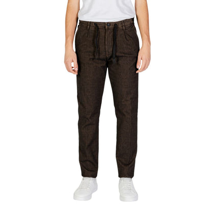 Hamaki-Ho Brown Cotton Casual Pants