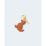 Alviero Martini Prima Classe Beige Leather Keychain ALMAPRCL-7156400127
