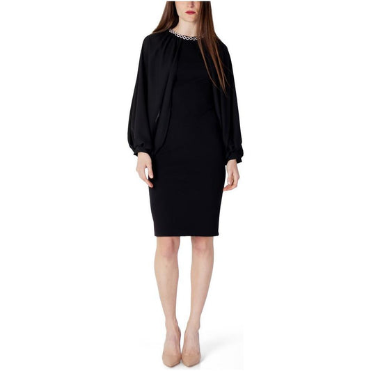 Rinascimento Black Polyester Long RI-11296600009-IT44|L