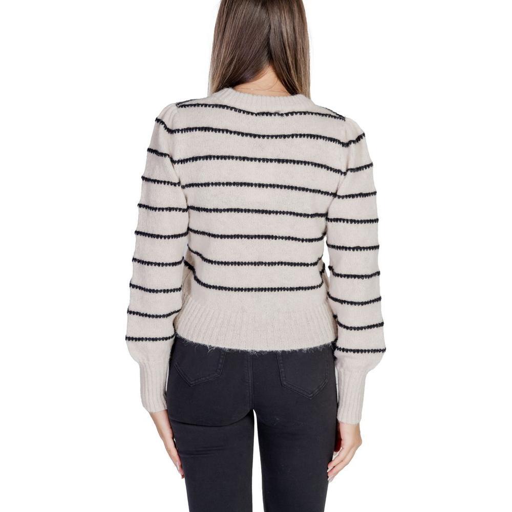 Jacqueline De Yong Gray Polyester Sweatshirt