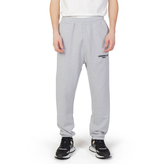 Underclub gray cotton men's sports pants, perfect for autumn/winter, 100% cotton fabric, showcasing comfortable and stylish design.