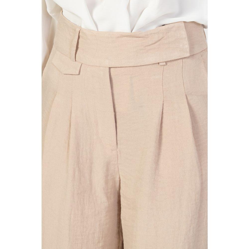 Vero Moda Pink Viscose Pant VE-13385200259-IT42|M