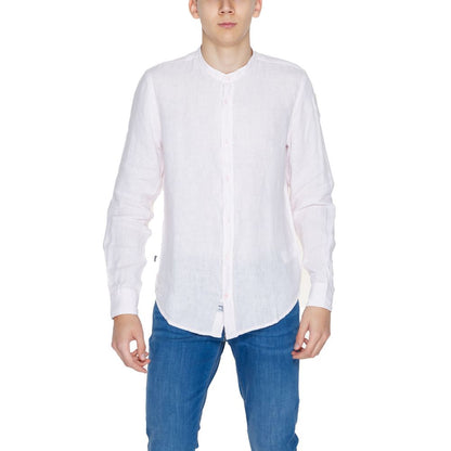 Blauer Multicolor Linen Dress Shirt