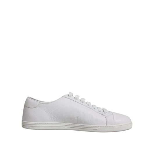 Dolce & Gabbana White Low Top Men Saint Tropez Sneakers Shoes