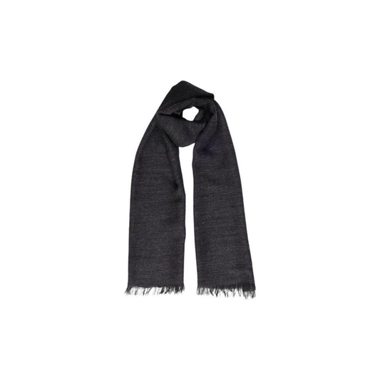 Alviero Martini Prima Classe gray polyacrylic women's scarf, fall/winter collection, made of polyacrylic, modal, wool blend.