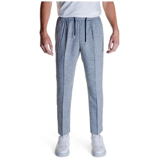 Antony Morato Black Linen Pant