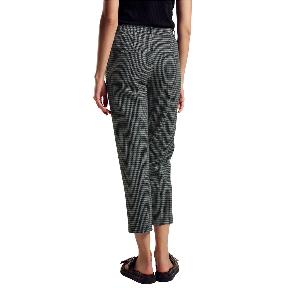 Street One Green Polyester Chino Pants