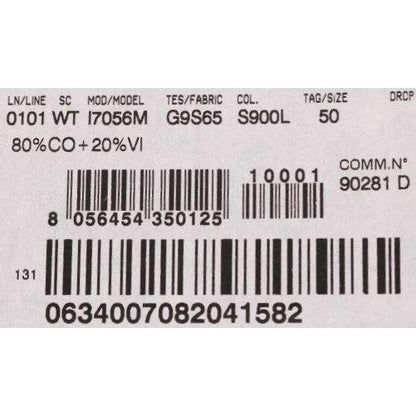 Dolce & Gabbana Gray STAFF Cotton Striped Vest