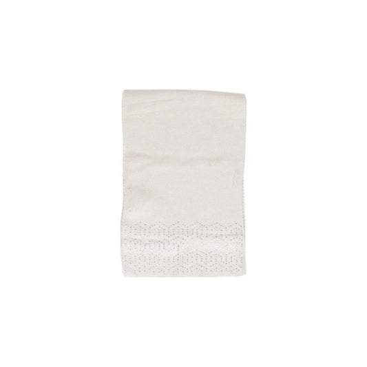 Pieces Beige Polyester Scarf with Sequins, Elegant and Versatile for All Seasons