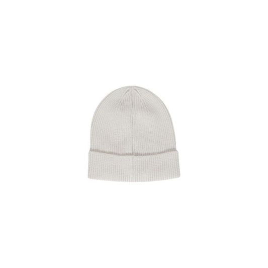 Pieces Beige Polyester Hat with sequin details, elegant women's beanie for comfort and warmth, made of high-quality polyester, viscose, nylon.