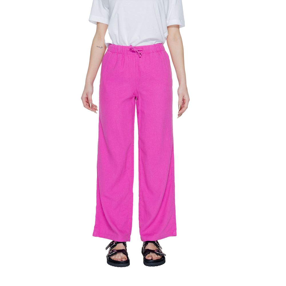 Only Pink Linen Pant
