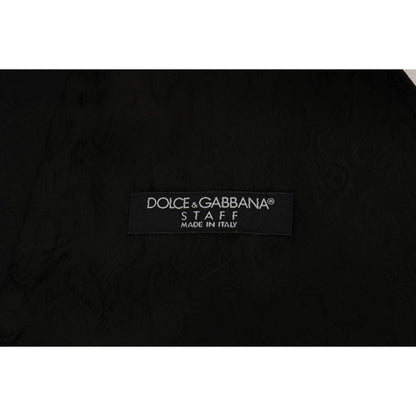 Dolce & Gabbana Black STAFF Cotton Vest