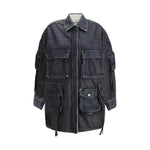 The Attico Fern Denim Jacket TH-250WCB00048DDD100AA184-IT38 | S