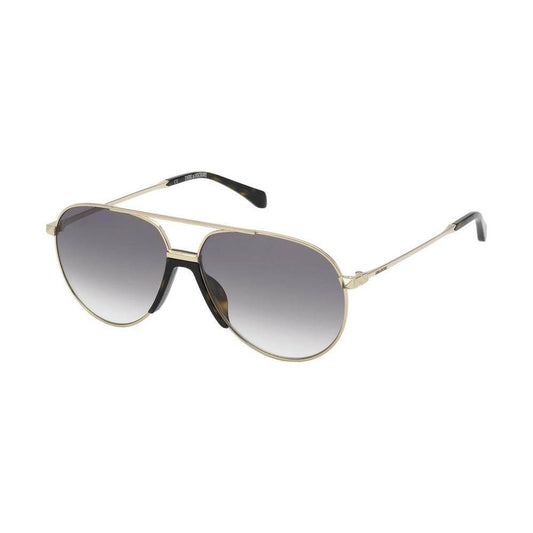Zadig & Voltaire multicolor metal sunglasses with pink and green degraded lenses, model SZV320-590300, 59/13/140mm.