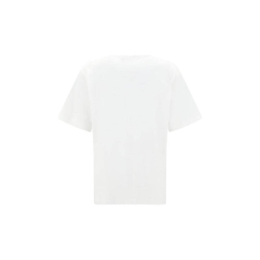 Back view of Dolce & Gabbana logoed T-shirt featuring a ribbed crew neck and monochrome design for versatile styling.
