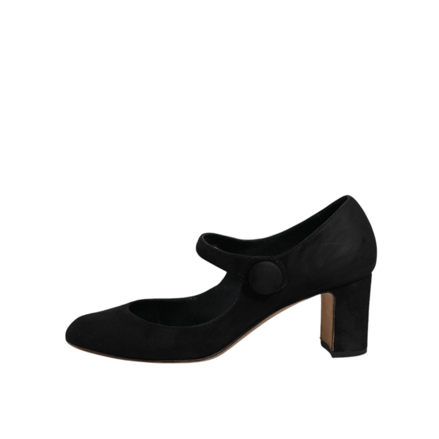 Dolce & Gabbana Black Suede Leather KEIRA Heels Pumps Shoes