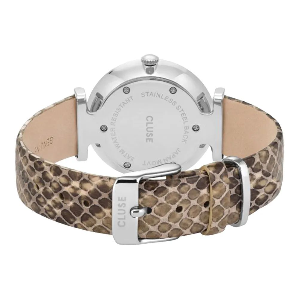 Cluse Beige Leather Dress Watch 1728,67434610848,Accessories,Beige,Cluse,Dress Watches - Watches - Accessories,New with tags,Watches - Accessories,Women