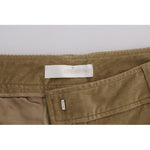 Ermanno Scervino Chic Beige Casual Pants for Sophisticated Style Jeans & Pants Ermanno Scervino Dark Olive Green